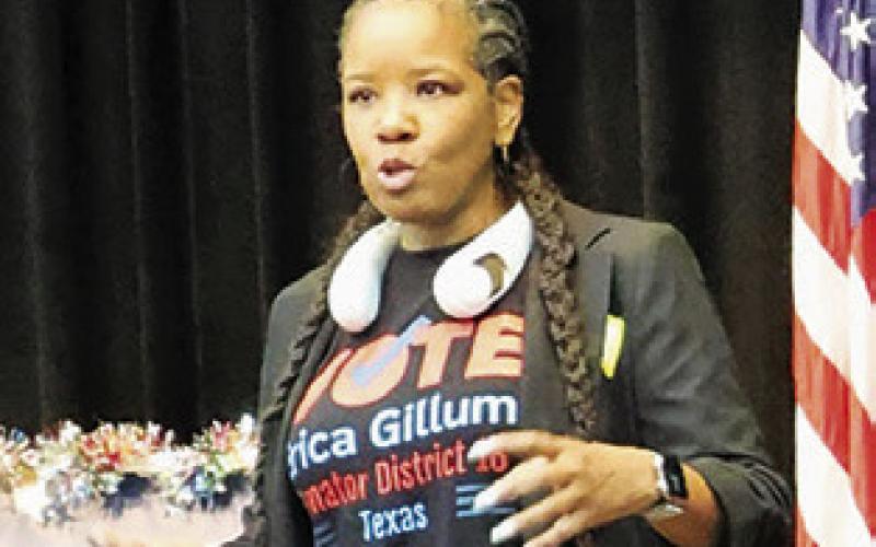THE BURLESON AND Lee counties’ Democratic Parties held a candidate forum on Saturday. Erica Gillum is running for State Senator, District 18.