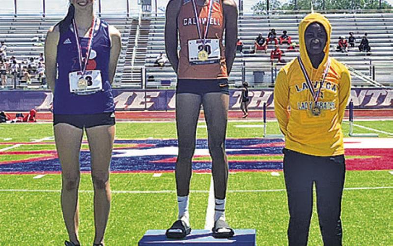 CALDWELL LONG JUMPER Ja’Asia Mathis won the UIL Class 4A Region 3 title with a jump of 17 feet 10.5 inches. She will be competing at the UIL Class 4A State Track &amp;amp; Field Meet on Thursday in Austin.