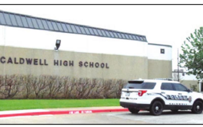 LOCAL LAW ENFORCEMENT responded to a call at Caldwell High School on Monday of a junior high student in possession of a gun.