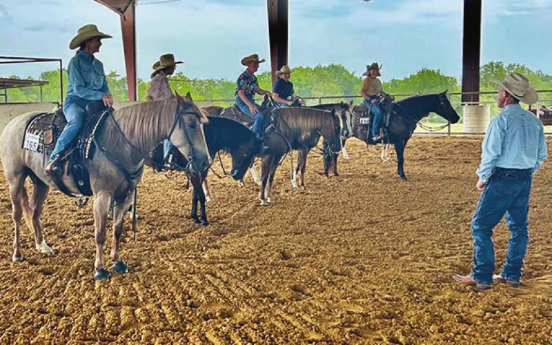 THE TRIBUTE TO THOMAS Horse Show, hosted at the Buddy &amp;amp; Edile Lightsey Arena in Caldwell, drew in dozens of exhibitors and raised over $10,000 for Thomas Clifford’s fiancee, a longtime ranch horse show exhibitor. Tribune photo by Sabine Lazo