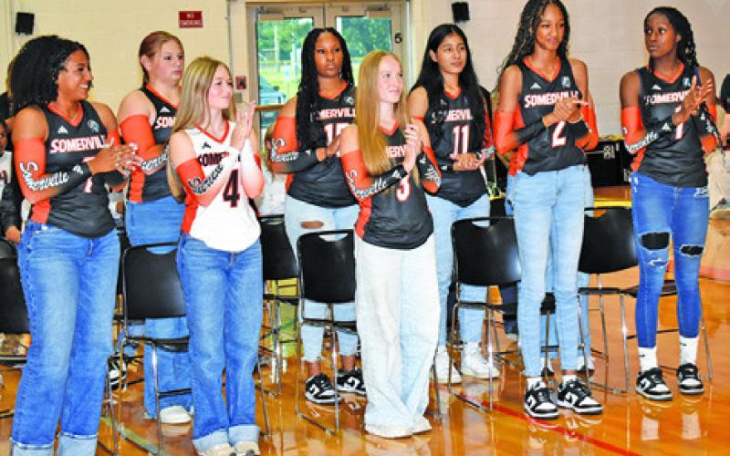 THE 2025 LADY YEGUAS were featured during last week’s “Meet the Yeguas” at the Somerville High School Gym.