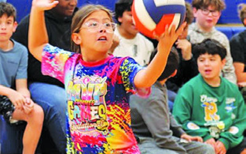 Scenes from ‘Students vs. Parents Volleyball’