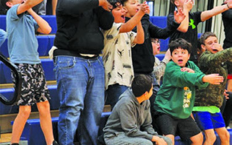 Scenes from ‘Students vs. Parents Volleyball’