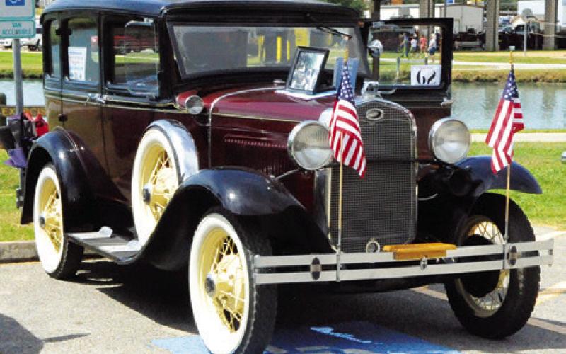 OLD STYLE CARS like these were enjoyed by visitors at the Phil Perry Memorial Car Show at the 2024 Kolache Festival.