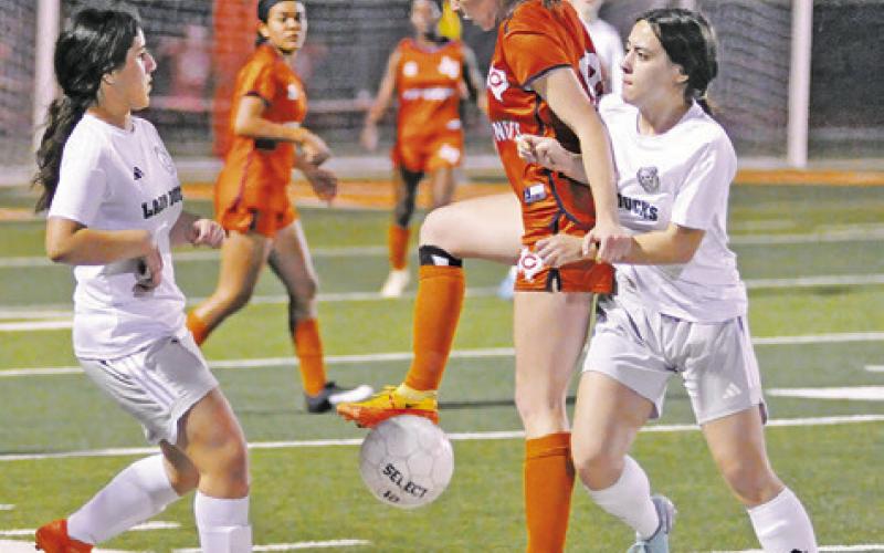 THE LADY HORNET SOCCER team advancing to the UIL Class 4A Girls Soccer Playoffs for the first time in school history earned the team a spot on the Top 10 list of sports stories for 2024.
