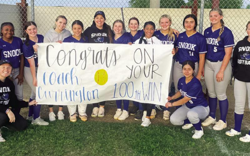 SNOOK SOFTBALL HAD SEVERAL milestones reached during the 2024 season, including Head Coach Ashley Currington reaching the coaching milestone of 100 career wins.