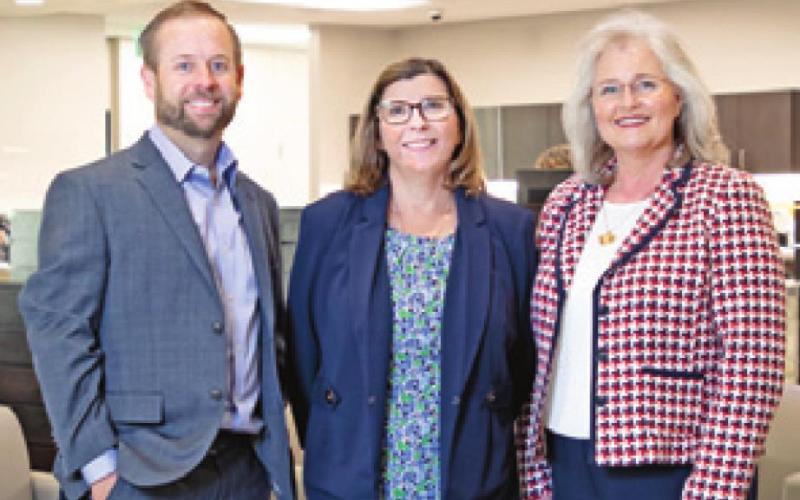 Pictured from the left are: Cody Novosad, CSB Caldwell President; Sheila Ward, CSB Caldwell Branch Manager; Deborah Hildebrand, CSB Caldwell Assistant Branch Manager.