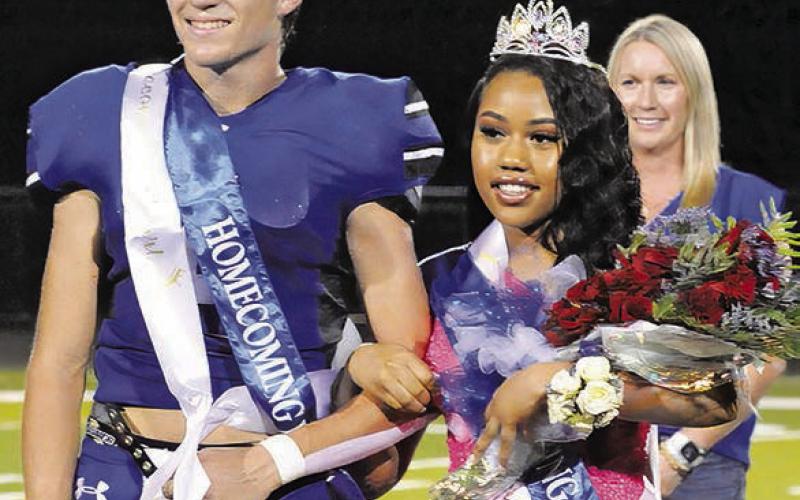 SNOOK HIGH SCHOOL crowned its 2024 Snook Homecoming King and Queen on Friday -- Brett Withem and Alana Stringfellow.