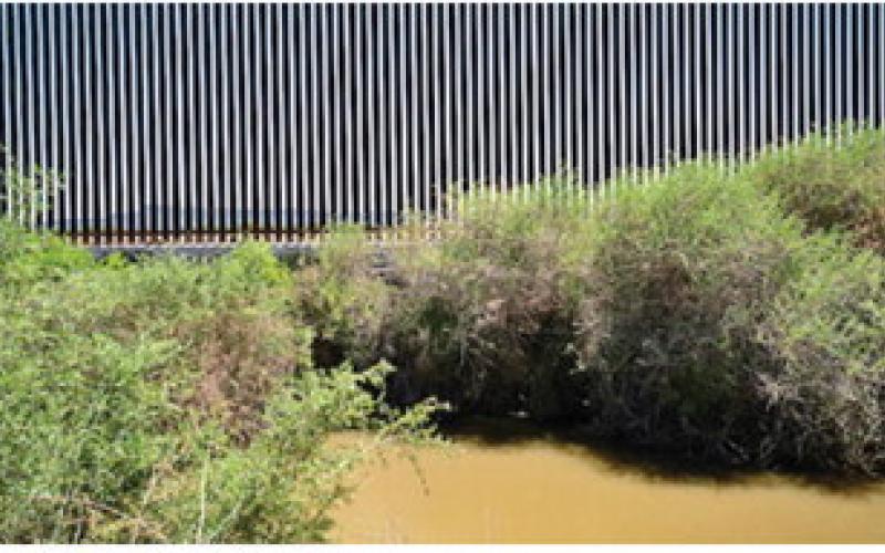 A SECTION OF THE EL PASO border wall. The new Texas Landowner Border Law Handbook has been developed to address potential legal issues that may arise for Texas border landowners. Photo courtesy of Sam Craft/Texas A&amp;amp;M Agrilife