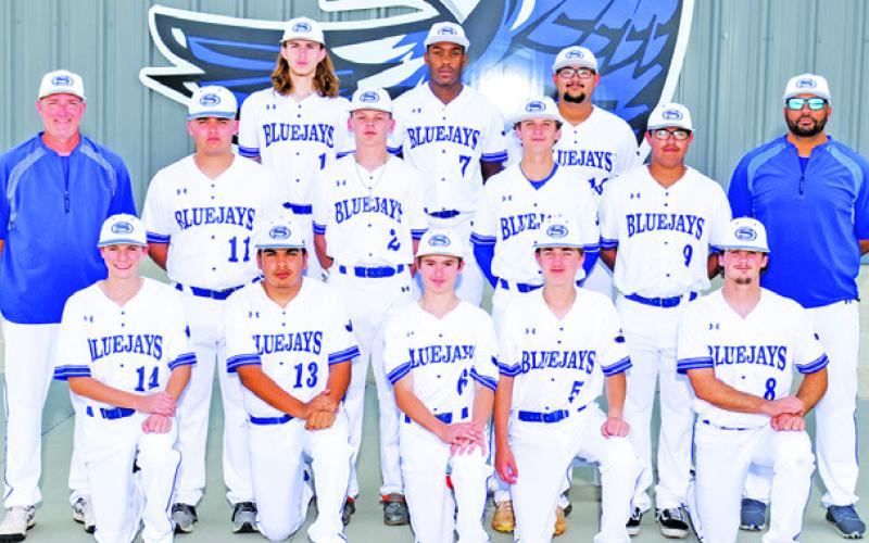 THE 2023 SNOOK BLUEJAY BASEBALL includes Luke Watkins, Jacob Castaneda, Gabriel LaCaze, Wesley See, Jordan Price, Brandon Baker, Kade Junek, Caden Schluens, Julian Martinez, Christopher Allison, Jathan Fannin, Mark Moore, Adrian Rodriguez, Ethan Janac and Gabriel Martinez.