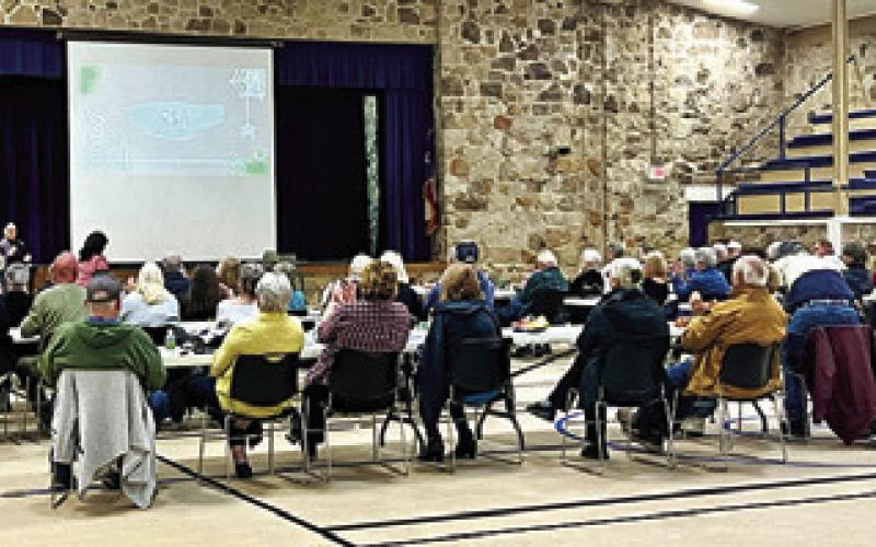 THE CYBERSECURITY AND FRAUD Lunch and Learn, held on Wednesday, Oct. 29, at the Yegua Center, had a “great turnout” according to Sheriff Bill Rios. Tribune photo by Sabine Lazo