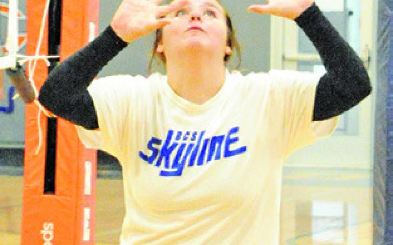 LAST WEEK, FUTURE Lady Hornets participated in the annual Lady Hornet Volleyball Camp. -- Tribune photo by Denise Squier