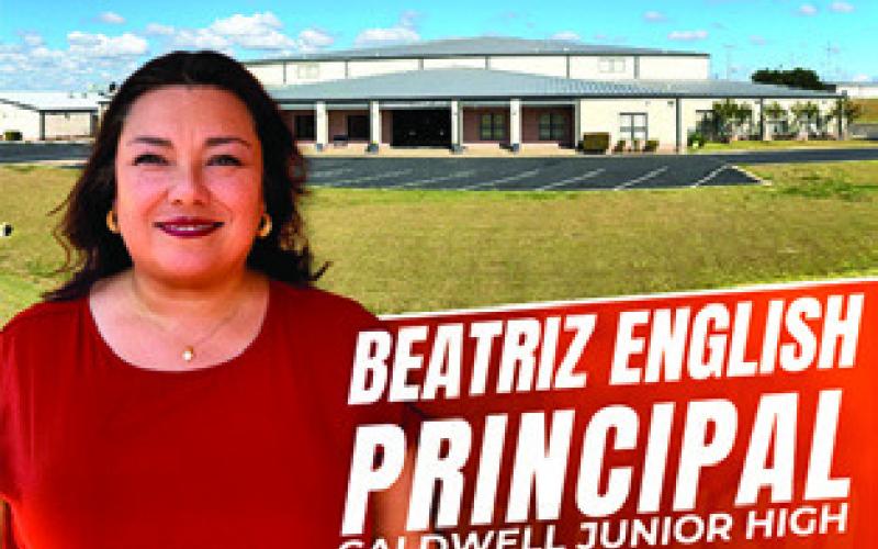 BEATRIZ ENGLISH was recently named the new principal of Caldwell Junior High. Photo courtesy of Caldwell ISD
