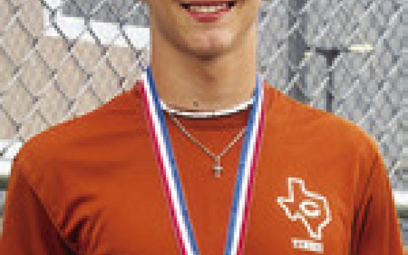 DYLAN CHAPMAN won the boys singles title at the District 224A Tournament.