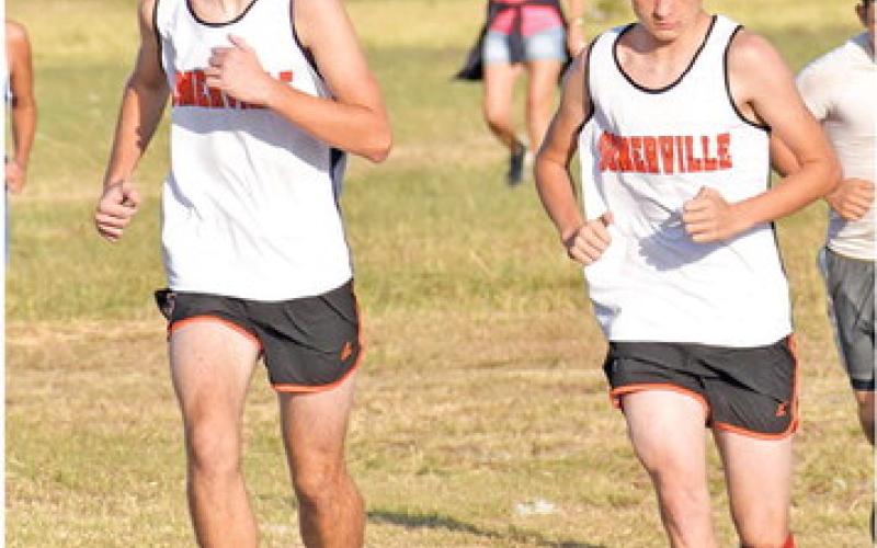 THE SOMERVILLE BOYS’ CROSS country team qualified for the regional meet in Corpus Christi. The Lady Yeguas also qualified.