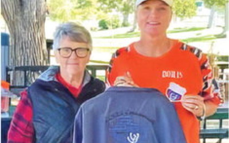 CALDWELL’S DORIS Hieden won the state horseshoe throwing title in the A Women’s Division at last weekend’s Texas State Singles Pitching Championships in Bryan. Hieden is a nine-time state singles champion and a five-time state doubles champion.