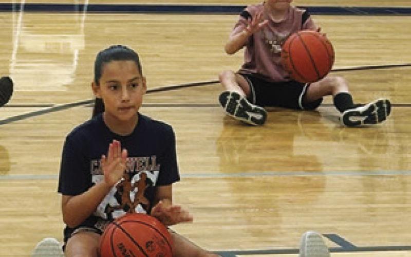 Scenes from Hornet Basketball Camp