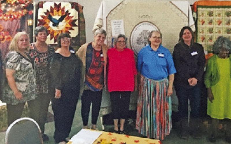 THERE WAS A RECENT swearing in of officers for the Burleson County Extension Education Association. Pictured, from left, are Debby Schmacher, Terri Sissom, Brenda Kolojaco, Eileen Barnes, Sandy Johnson, Tammy Qualls-Tucker, Ann Sebesta, Cindy Jarrott, Audrey Swain and Dana Yezak. Not pictured is Billy Pitts. Photo courtesy of Burleson County EEA