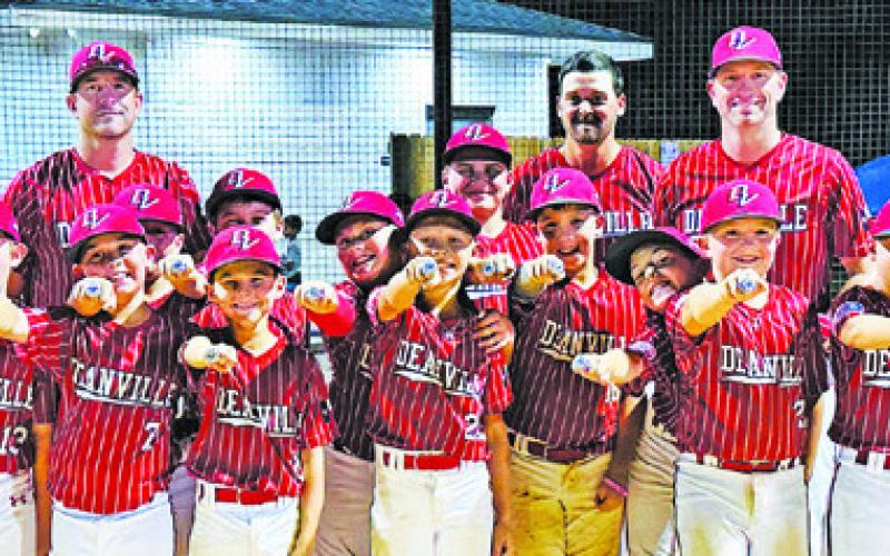 THE DEANVILLE REDS 10U Pony League All-Star Team fell in the South Zone championship in 2023, but still qualified for the Zone Tournament. The team was, from left, back, Brent Willard, Nathan Glidewell, Nathan Meier, Clayton Polasek, Jax Groce, front, Will LaSeur, Rowen Harris, Riggin Baldwin, Carson Ferrel, Ryker Chollett, Nick Glidewell and Ryan Burns. The team is coached by Head Coach Jeff Baldwin, Assistant Coach Nick Harris and Assistant Coach Lee Glidewell.