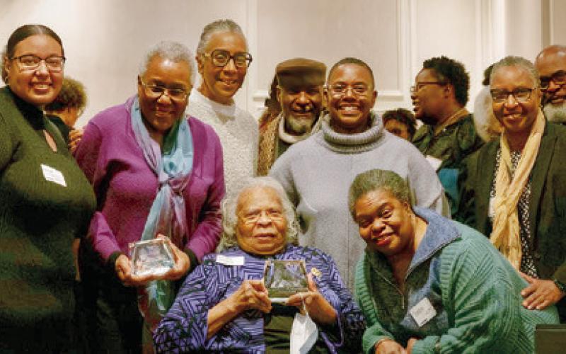 CALDWELL NATIVE, FRANKIE Turner Manning (center, sitting), was recently honored during a reception for the University of Washington renaming its Center for Anti-Racism in Nursing to the Manning Price Spratlen Center for Anti-Racism &amp;amp; Equity in Nursing.