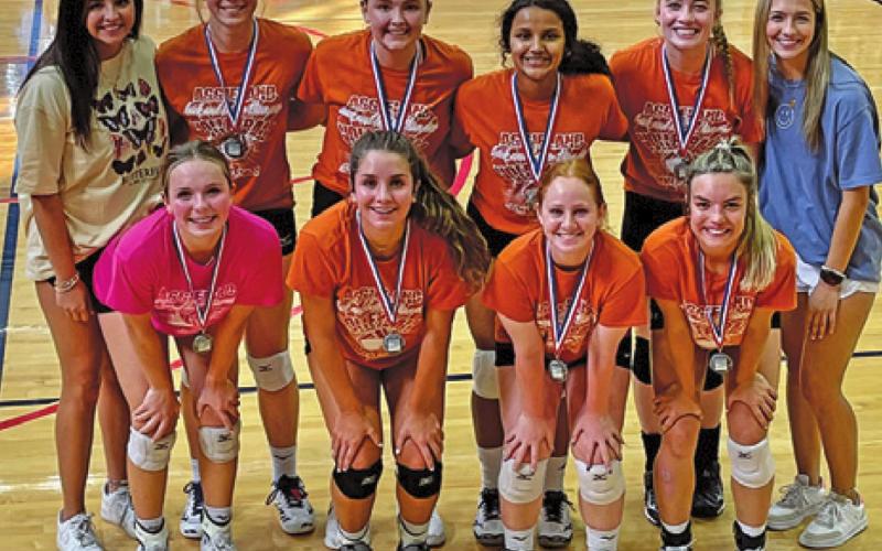 THE CALDWELL VARSITY summer league volleyball team
