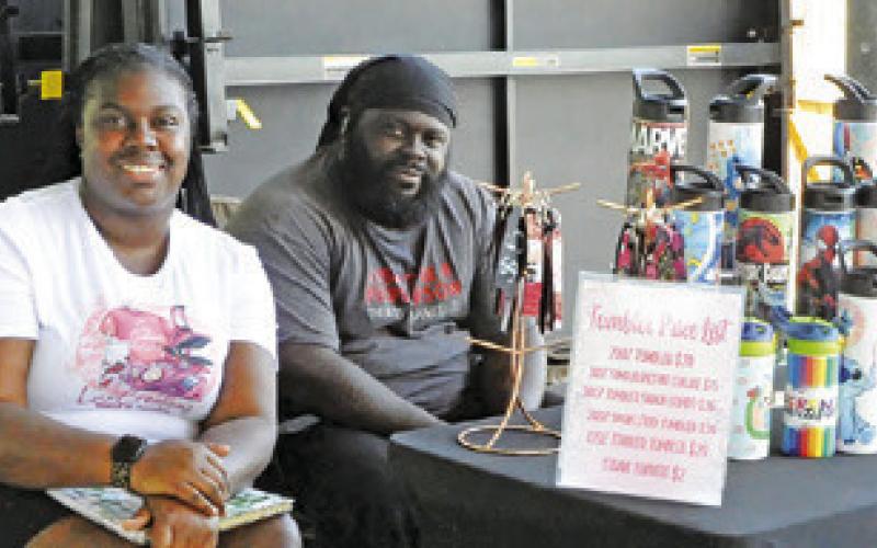 AREA VENDORS ENJOYED good weather and good sales at last Saturday’s Second Saturday, sponsored by Main Street Caldwell.