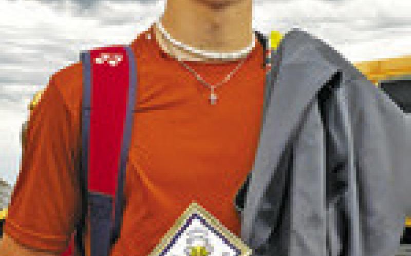 DYLAN CHAPMAN placed second in boys singles at the Thrall Invitational Varsity Tennis Tournament.