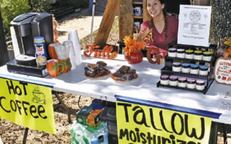 HAPPY TALLOW SKIN CARE was among the vendors participating on Sunday, Nov. 2, at the Somerville Farmer and Artisan Market.