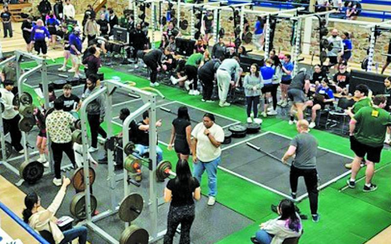 POWERLIFTERS FROM across the Brazos Valley were in Somerville at the Yegua Center on Friday, competing in the Somerville Powerlifting Invitational.
