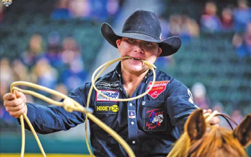CALDWELL’S WESTYN HUGHES has qualified for the National Finals Rodeo (NFR) for the second time. The NFR will be held in December in Las Vegas, Nevada. -- Photo courtesy of PRCA ProRodeo Photography