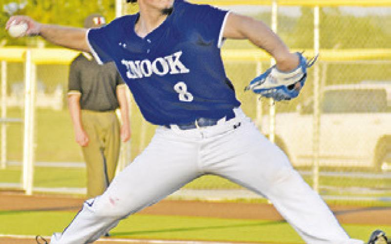 JORDAN PRICE hurls this pitch for Snook.