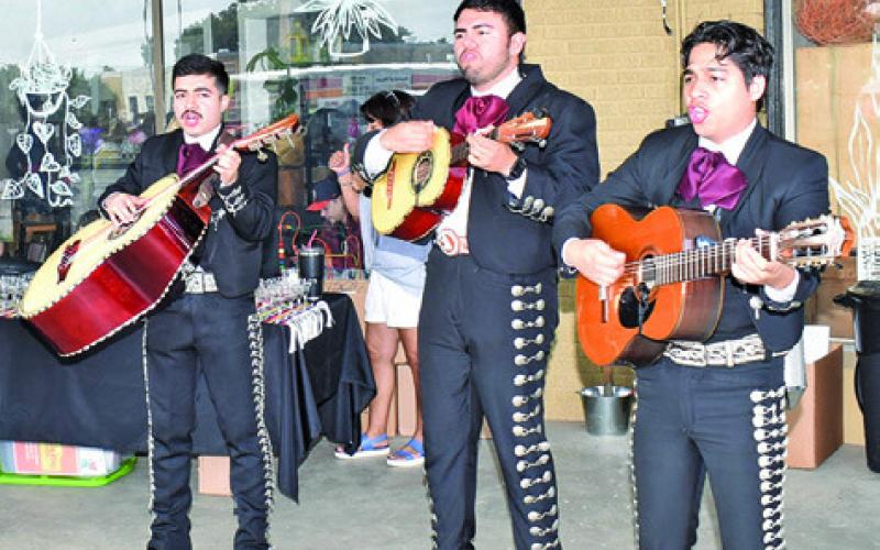 MARIACHI SANCHEZ PERFORMS in downtown Caldwell on Saturday, May 4, during Margarita Fest. -- Tribune photo by Roy Sanders