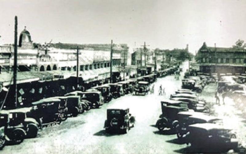 DOWNTOWN CALDWELL IN THE early 20th century. Photo courtesy of Claire Marks/Caldwell Main Street