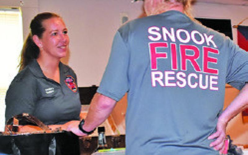 THE SNOOK VOLUNTEER Fire Department holds its annual barbecue fundraiser on Sunday, Aug. 23, at the Snook SPJST Hall.