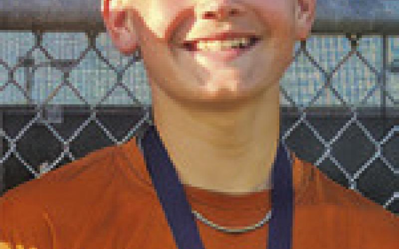 During the Caldwell team tennis opening match this season against Bellville, White won his boys singles match 8-3 and his boys doubles match (with partner Billy Cochran) 8-6.