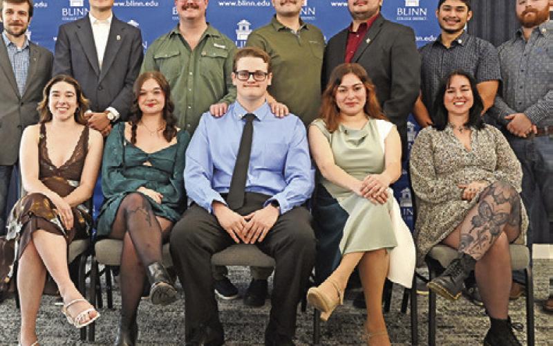 CALDWELL’S NOAH PENA was one of 12 fall 2025 graduates of Blinn College’s Paramedic Program. Pictured is the fall 2025 graduating class.