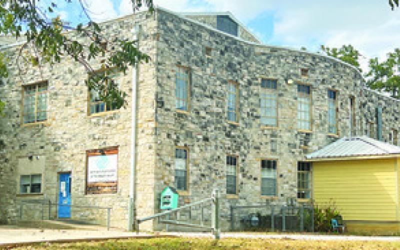 THE HISTORIC rock gym of Caldwell ISD is needing major repairs and renovations to the estimated cost of over $3 million. Tribune photo by Denise Squier