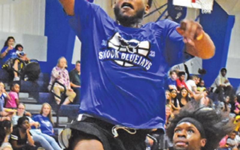 Flying High during the Bluejays Alumni Game!