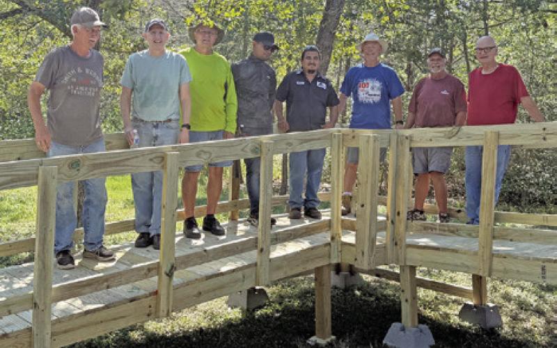 THE CALDWELL MEN’S LIONS Club has completed its 14th handicap ramp this year working with the Texas Ramp Project, outpacing last year’s number of eight. Lions Club’s motto is “We Serve.”
