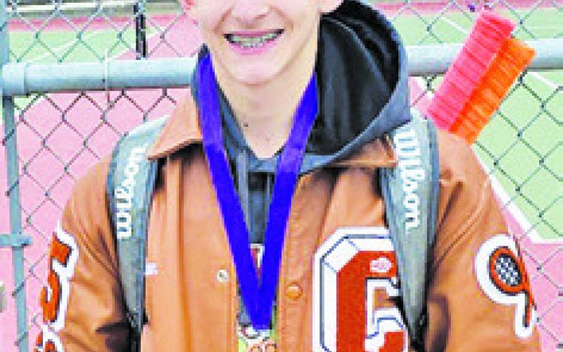CALDWELL’S DYLAN Chapman won the B Boys Singles consolation title at last week’s Montgomery Bear Invitational.