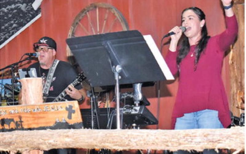 ONE CHURCH in Caldwell performs on Sept. 25 at the annual gospel concert at Burleson County Cowboy Church.