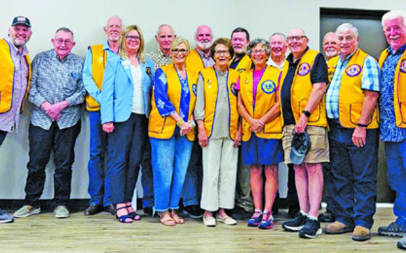 THE SNOOK LIONS CLUB recently hosted District 2-S5 Governor Kelli Higgins at its Oct. 9 meeting. The organization is reaching out to the Snook community for new members.