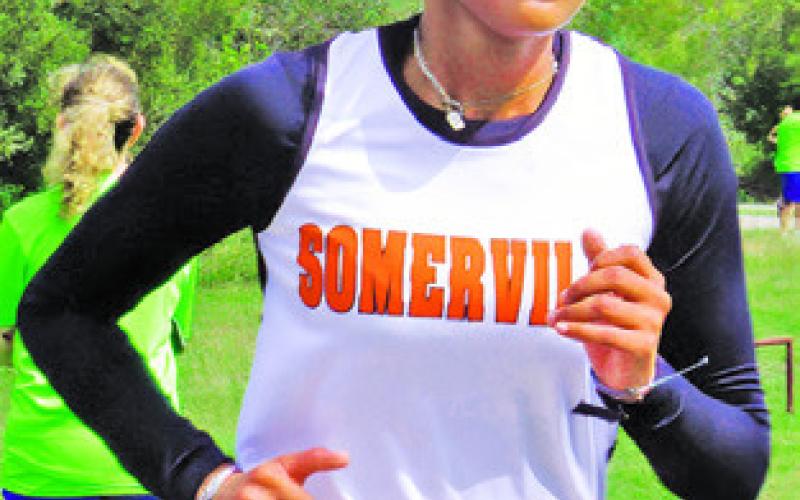 DESTINY VELA PLACED third in the girls varsity race at last week’s District 26-2A Cross Country Meet and advanced to the regional meet to be held on Oct. 24 in Corpus Christi.