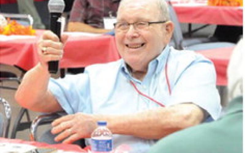 JOHN GANTT spoke during the Texas Czech Genealogical Society’s (TCGS)meeting. Tribune photo by Denise Squier