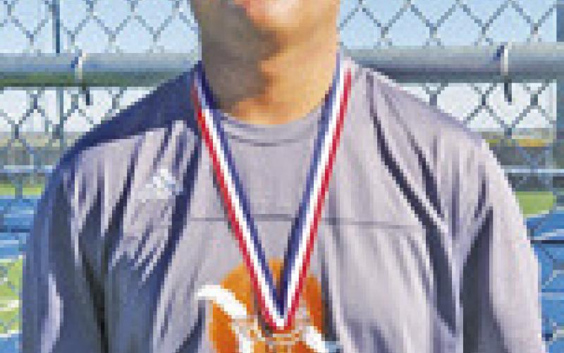 CALDWELL’S ALEJANDRO Zapata won the boys’ singles title at last week’s Caldwell Varsity Tennis Tournament.