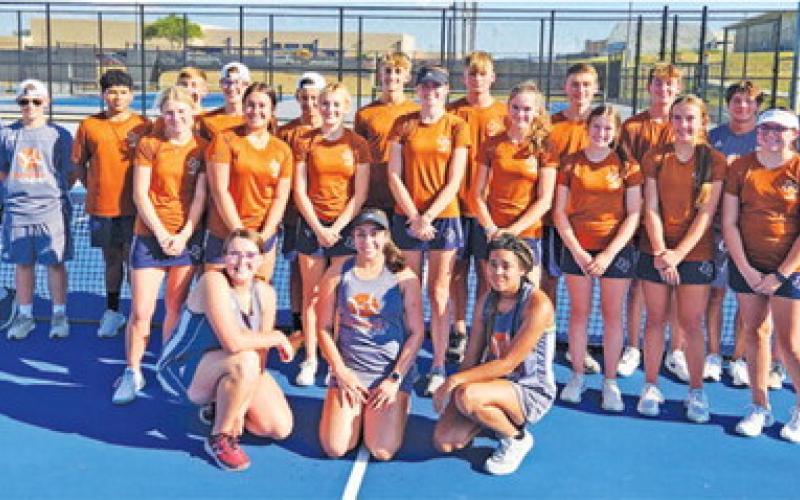 THE 2023 CALDWELL HIGH SCHOOL TEAM TENNIS TEAM