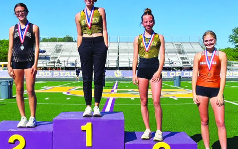 CALDWELL’S REECE MCMANUS qualified for the regional meet in the girls high jump.