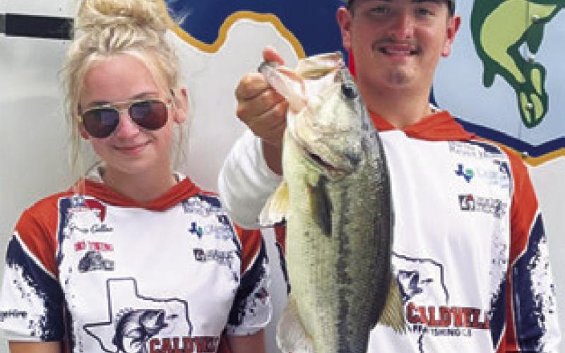 CALDWELL FFA Bass Club members, Gracie Collins and Cody Elkins, competed well at the regional tournament and secured a spot in the state tournament.