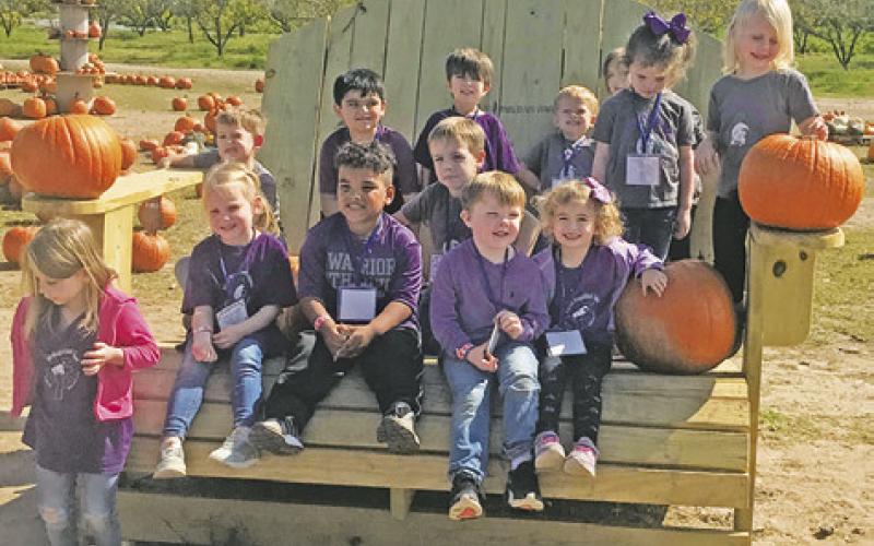 FIRST BAPTIST PRE-K students, parents and family members enjoyed a field trip to Sweet Eats Farm in Georgetown.