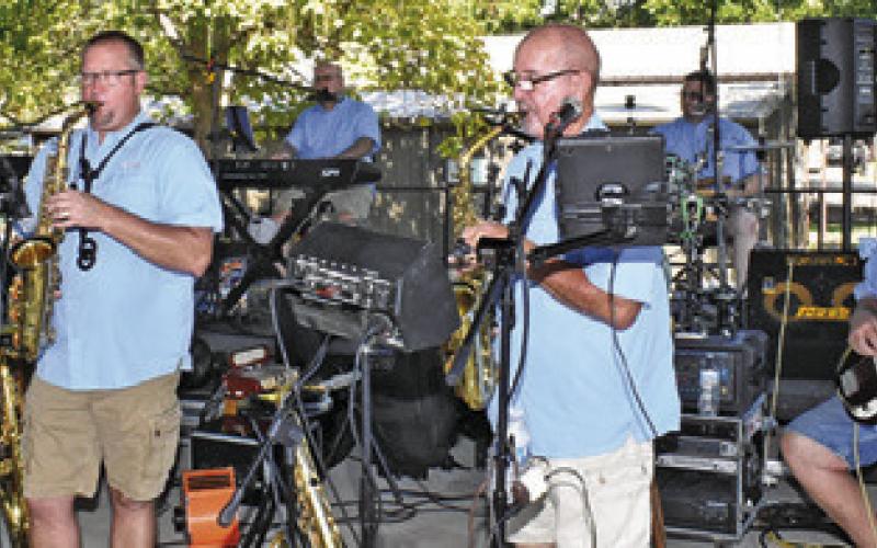THE CZECHAHOLICS PERFORM on Saturday at the Kolache Festival in downtown Caldwell under the pavilion.